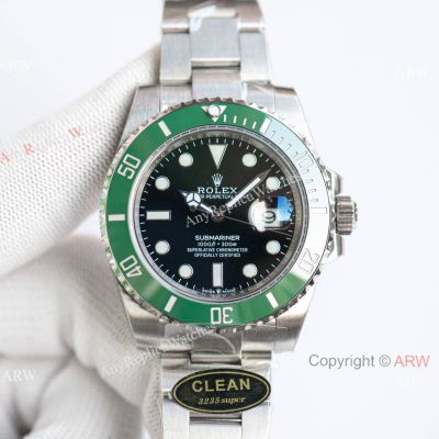 1:1 Clean Factory Rolex Submariner Starbucks 126610lv Clean Cal.3235 904L Stainlees Steel Watch new 41mm